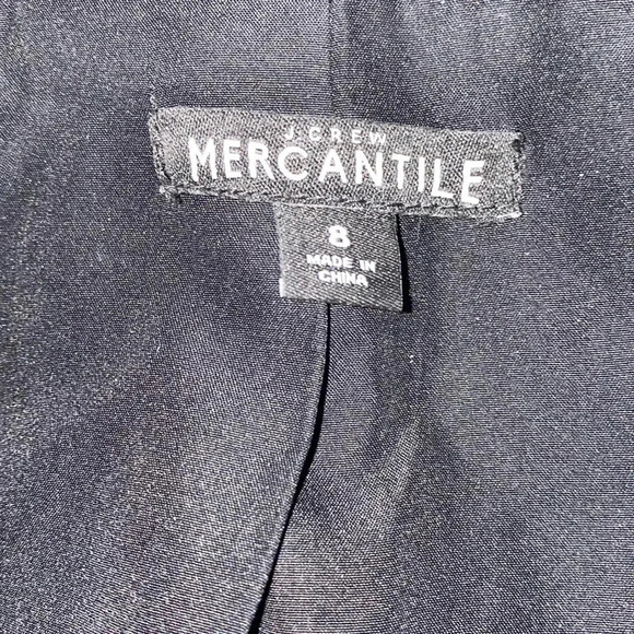 J-crew black Mercantile wool coat  Sz 8 - Picture 3 of 14